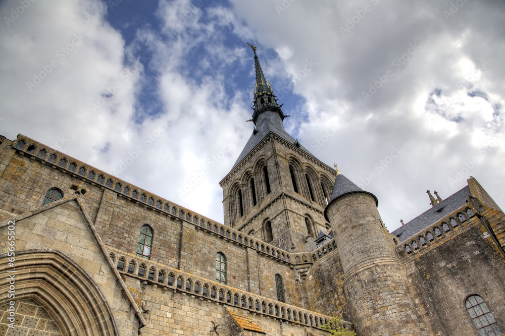 Abbey of Mont Saint Michel, Normandy, France 