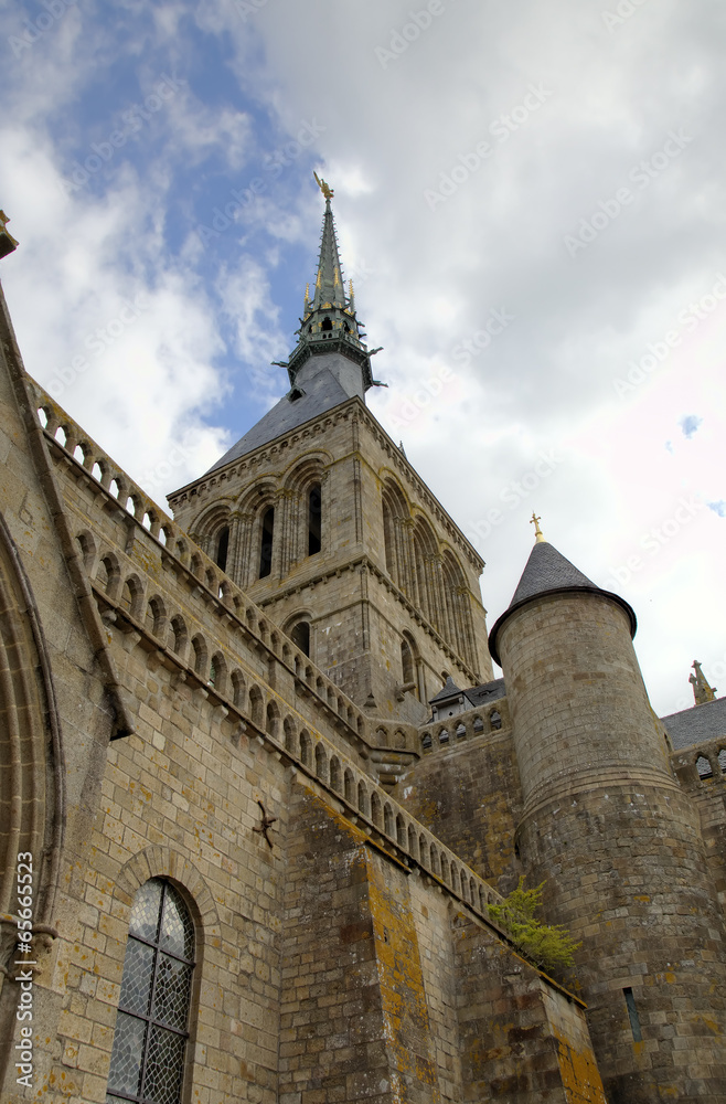 Abbey of Mont Saint Michel, Normandy, France 