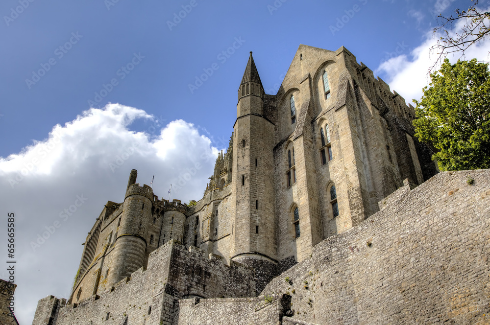 Abbey of Mont Saint Michel, Normandy, France Abbey of Mont Saint Michel, Normandy, France