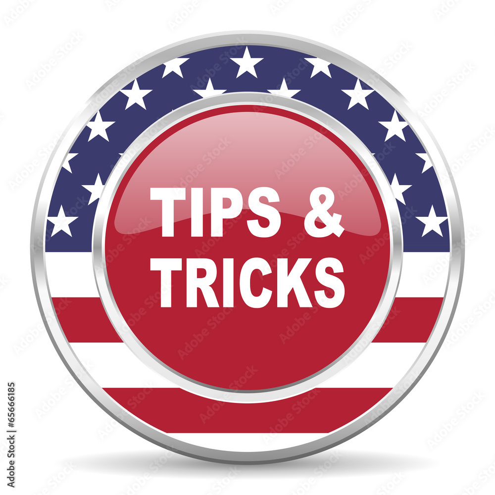 tips tricks american icon, usa flag