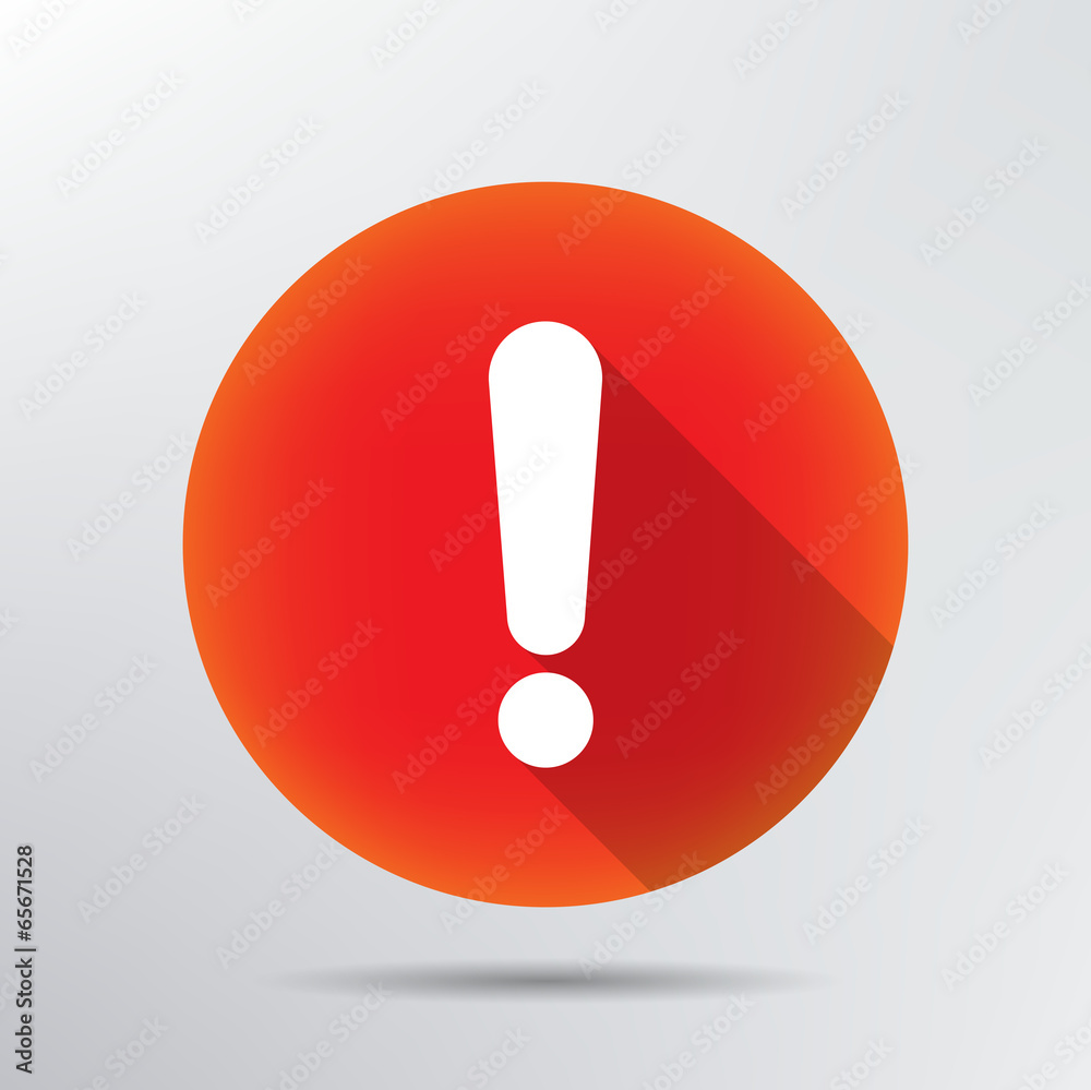 exclamation mark icon. exclamation mark icon.