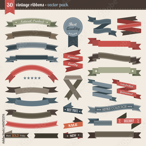 Vintage ribbbons collection