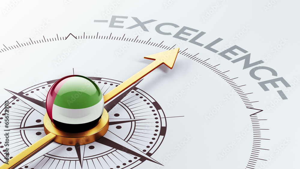 United Arab Emirates. Excellence Concept United Arab Emirates. Excellence Concept