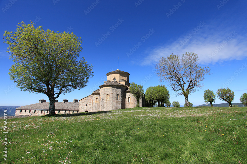 Obraz premium san miguel de aralar primavera navarra 3923-f14