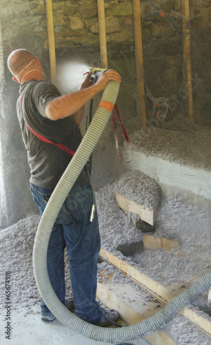 Wallpaper Mural isolation - ouate de cellulose projetée Torontodigital.ca