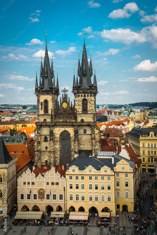 view on the Prague