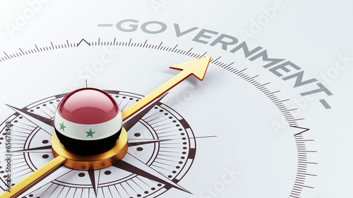 Canvastavla Syria Government Concept