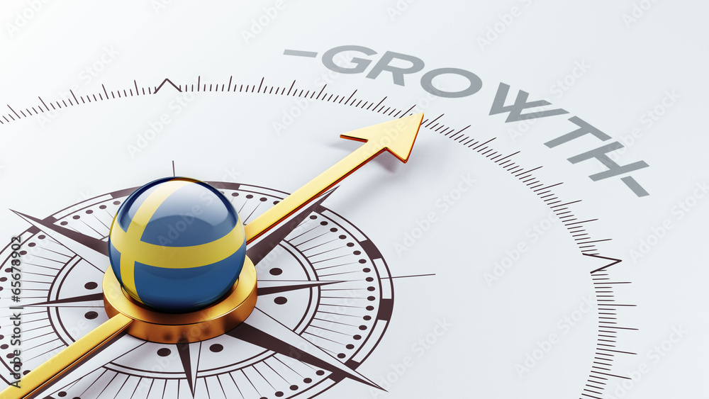 Sweden Growth Concept.