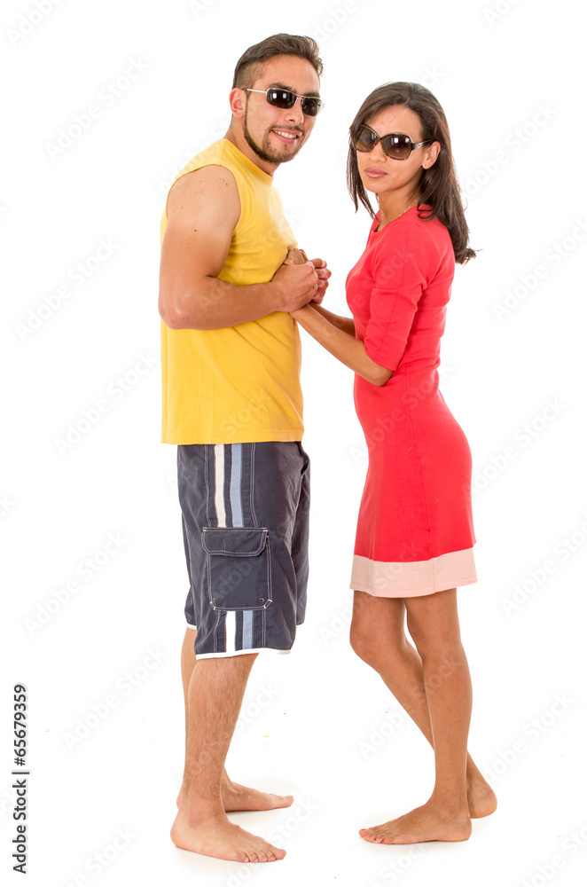 couple on beach outfit