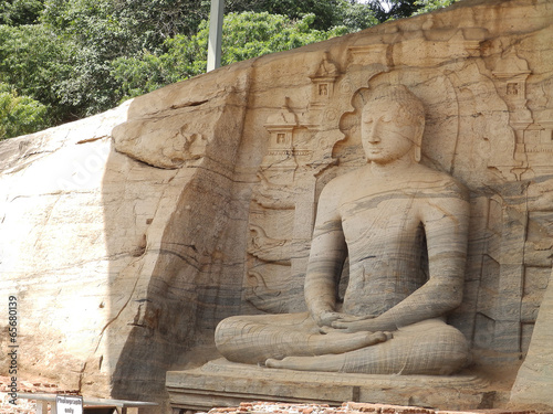 Canvas Print Giant statue of Buddha