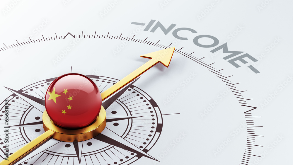 China Income Concept