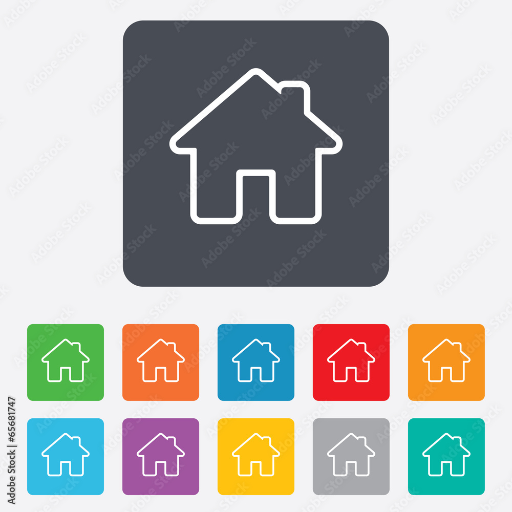 Home sign icon. Main page button. Navigation Home sign icon. Main page button. Navigation