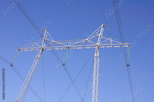 High voltage electic lines © gellerpa