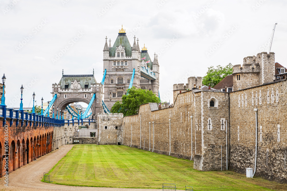 Obraz premium Tower of London and Tower Bridge. London, England