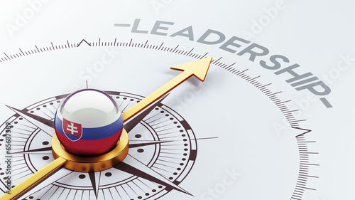 Canvas Print Slovakia Leadership Concept