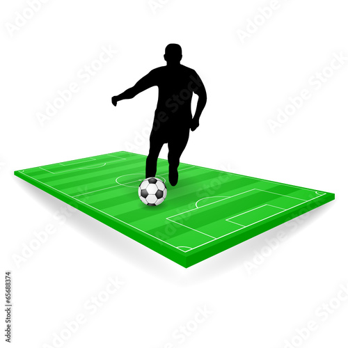 fussballfeld mit spieler publikum brasilien VI