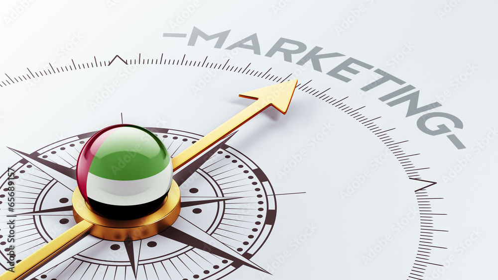 United Arab Emirates. Marketing Concept United Arab Emirates. Marketing Concept