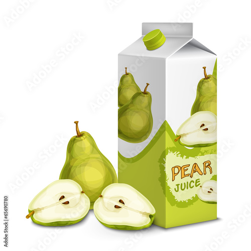Juice pack pear