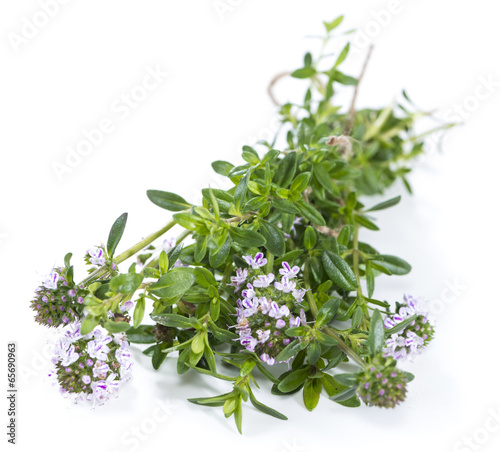 Winter Savory (isolated on white)