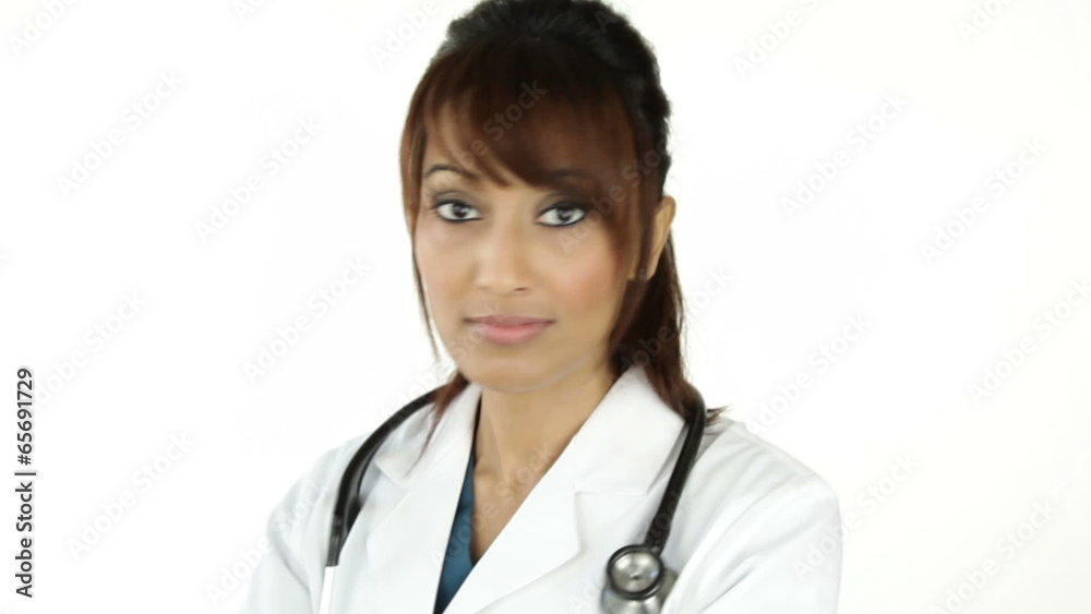 Indian Doctor isolated on a white background Indian Doctor isolated on a white background