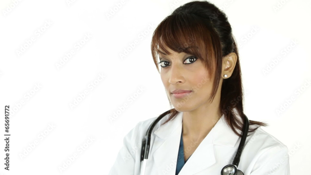Indian Doctor isolated on a white background Indian Doctor isolated on a white background