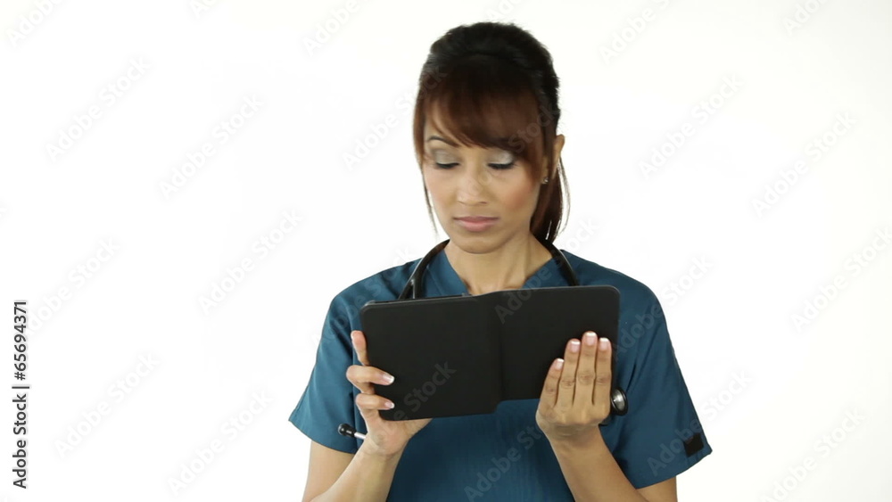 Indian Doctor isolated on a white background