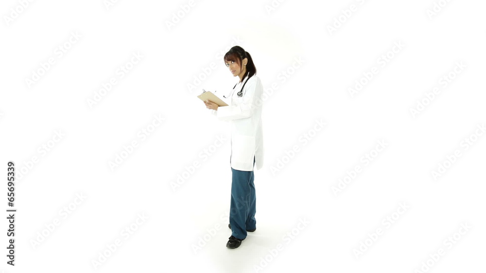 Indian Doctor isolated on a white background Indian Doctor isolated on a white background