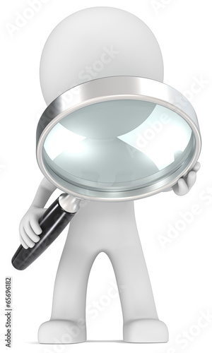 Seek. Dude with magnifying glass.