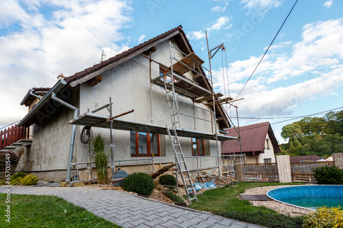 Construction or repair of the rural house