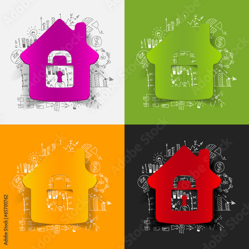 Drawing business formulas: house