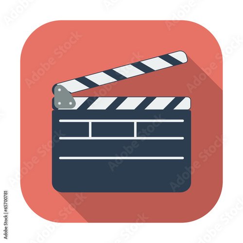 Director clapperboard icon.