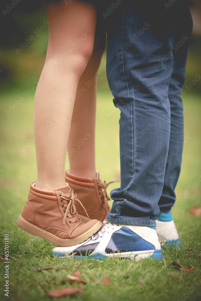 Romantic young couple in love Romantic young couple in love