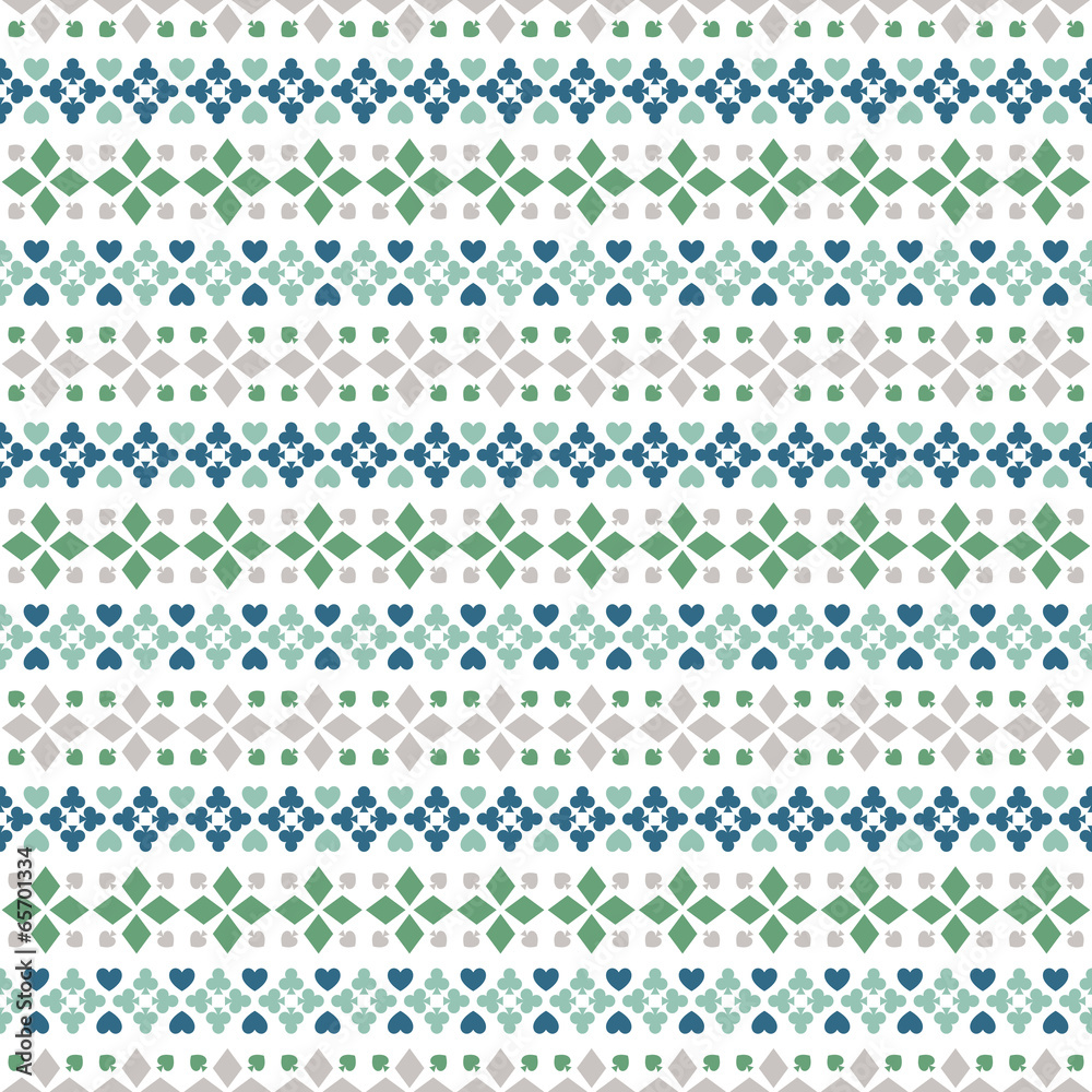 Seamless background of card suits Seamless background of card suits