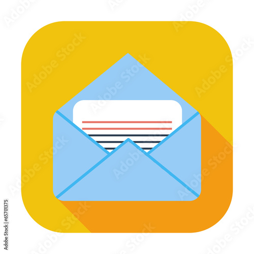 Envelope flat icon.