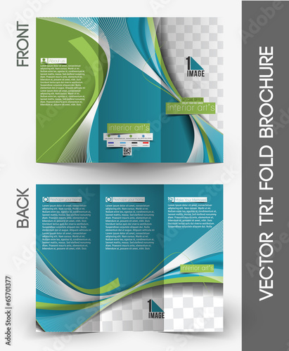 Architecture & Interior Designer Tri-Fold Brochure Design