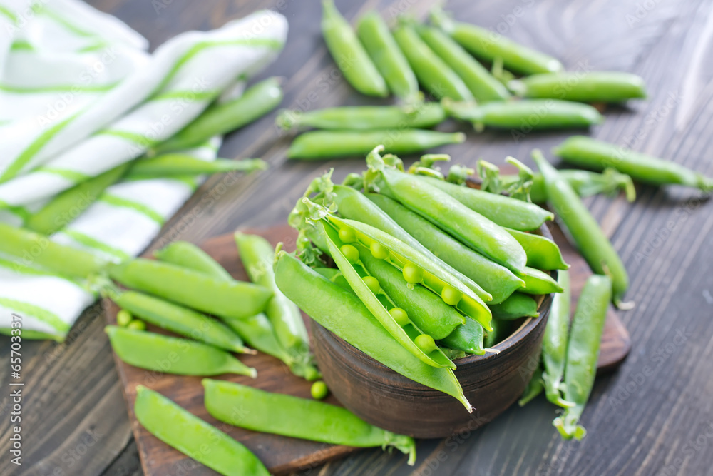 Obraz premium green peas