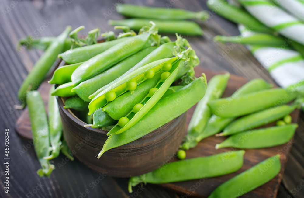 Obraz premium green peas