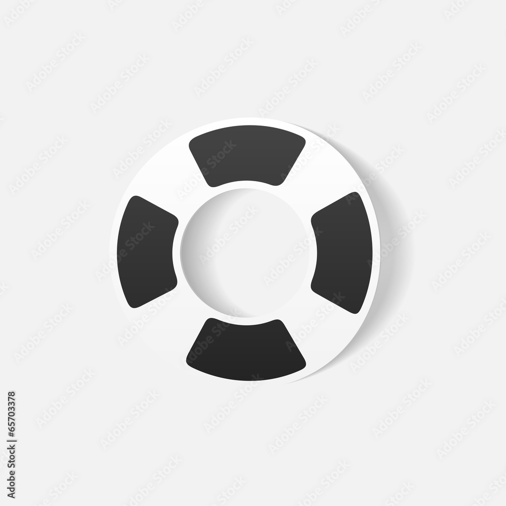 realistic design element: lifebuoy