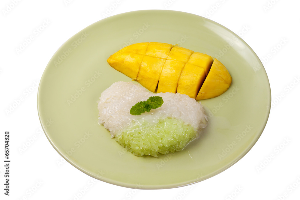 Sticky Rice with mango Thai Food3 Sticky Rice with mango Thai Food3