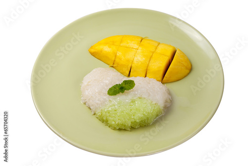 Sticky Rice with mango Thai Food3 photo