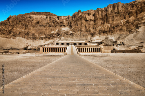 Canvas Print The temple of Hatshepsut near Luxor in Egypt