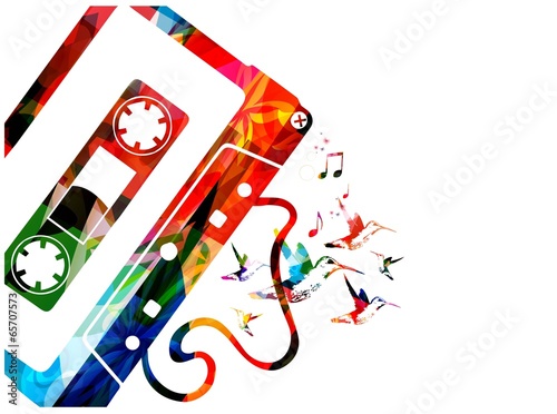 Cassette tape background