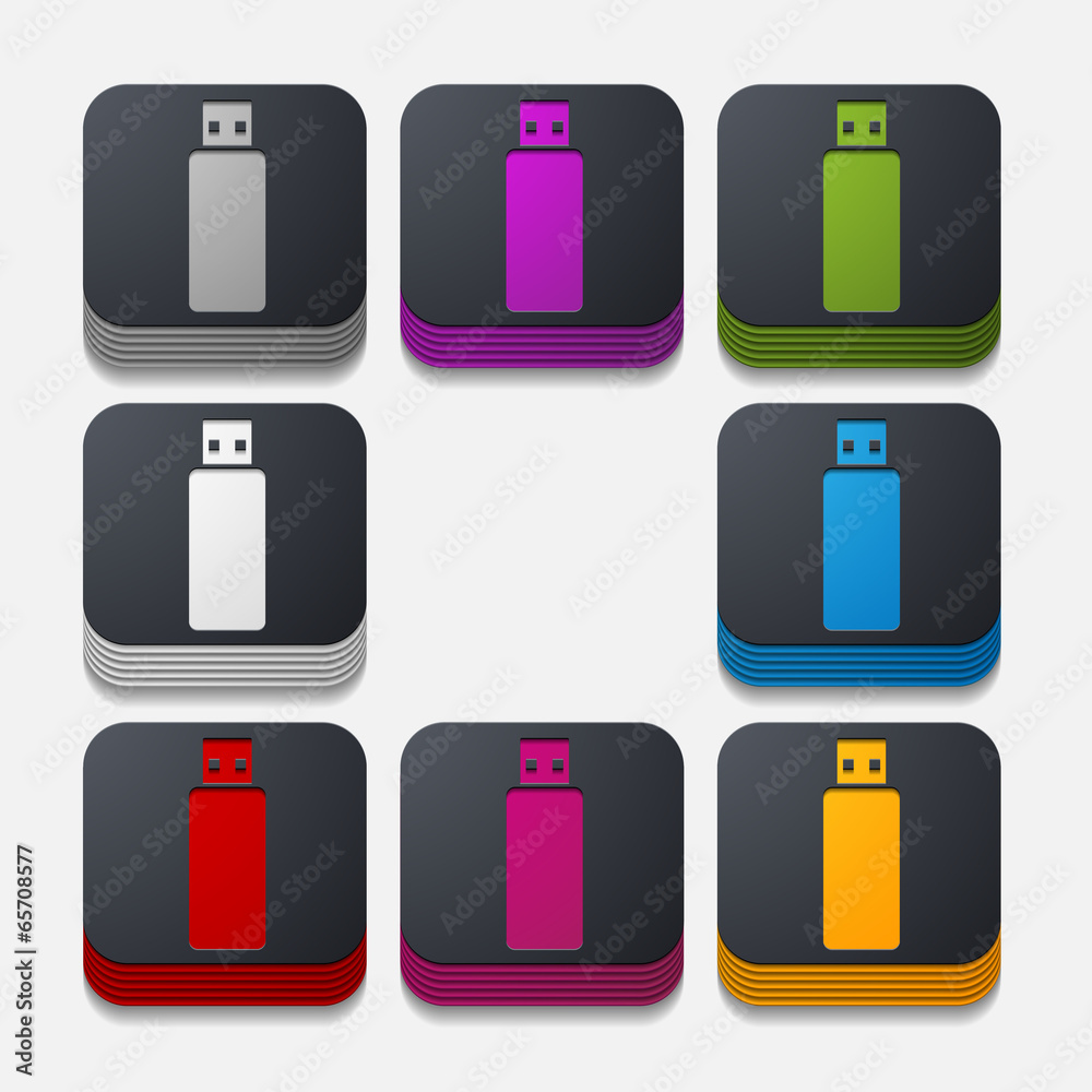 square button: usb square button: usb