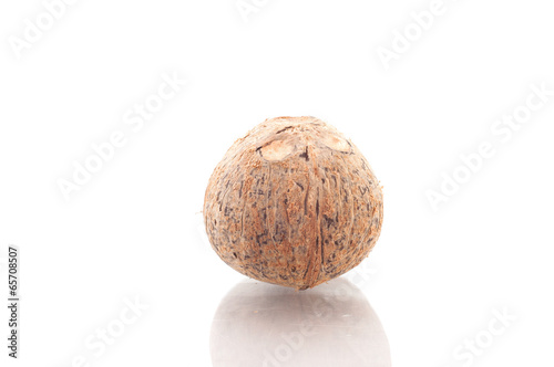 Coconut isolation on white background