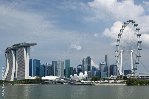 Photography Cityscape of the central district of Singapore