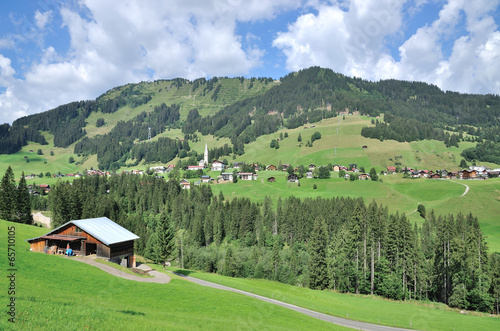 im Kleinwalsertal bei Mittelberg in Vorarlberg photo
