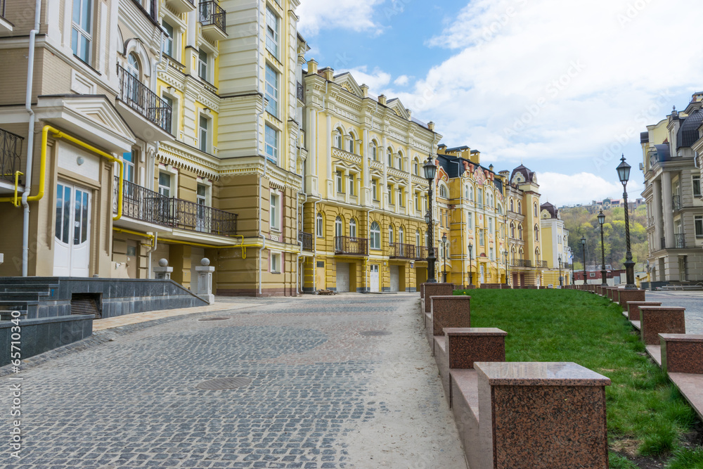 Naklejka premium Fragment of modern exterior