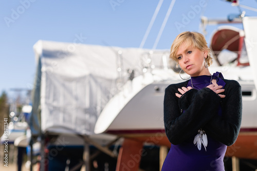 Obraz na płótnie Posing woman