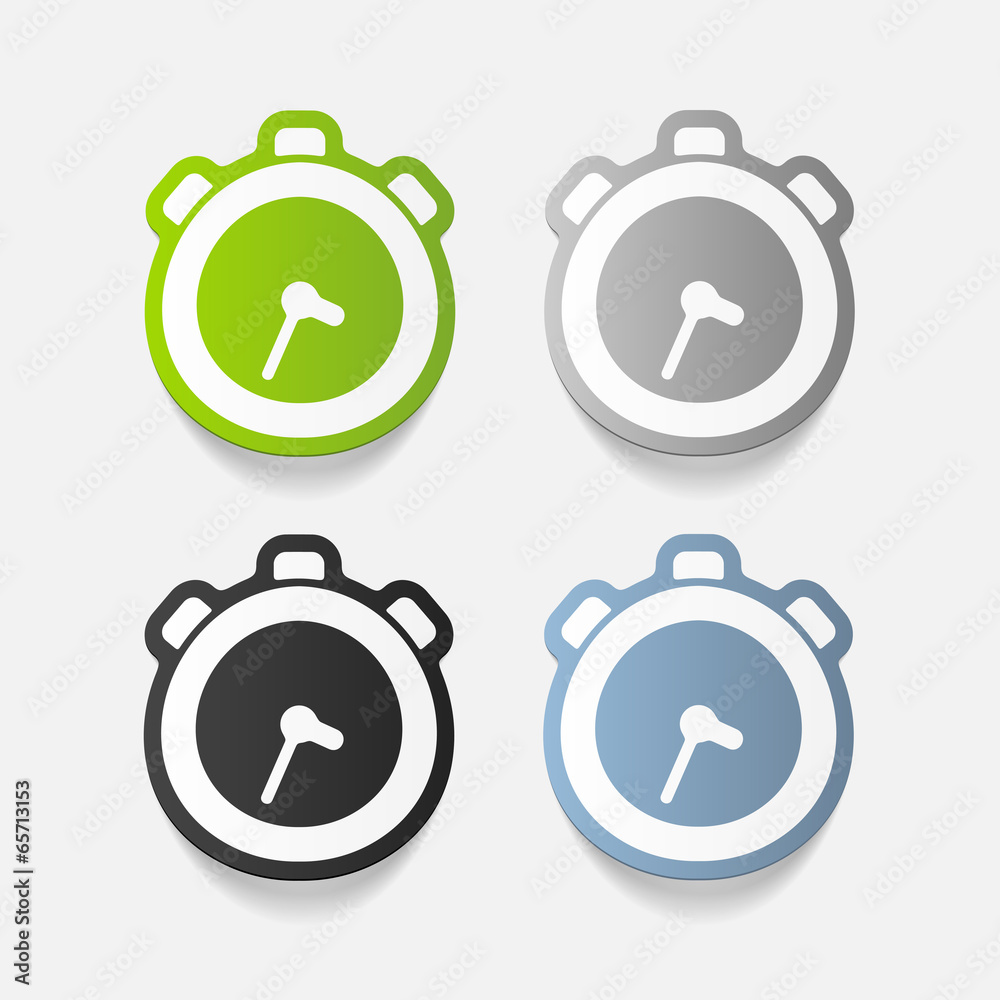 realistic design element: watch realistic design element: watch