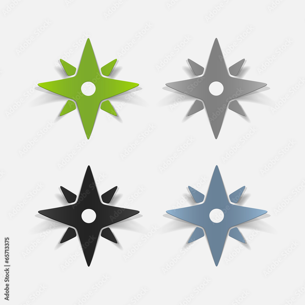 realistic design element: compass realistic design element: compass